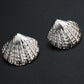 Golden Shell Stud Earrings | Anti-Tarnish SEEMORE Fashion Jewelry