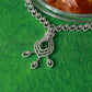 Leaf Drop Emerald AD Necklace Set
