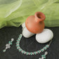 Mint Spark Dual Motif Necklace Set