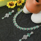 Mint Spark Dual Motif Necklace Set