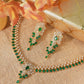 Golden Regal Emerald Choker Set