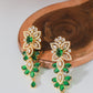 Golden Regal Emerald Choker Set