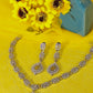 Citrine Sunburst Bridal Necklace Set