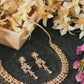 Sunburst Leaf Gold Necklace Set
