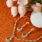 Teardrop Elegance Clear Stone Set