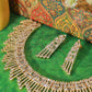 Golden Cascade Art Deco Necklace Set