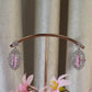 Regal Violet Elongated Necklace Set