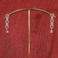 Silver Circle Drop AD Necklace Set