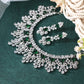 Majestic Green Bridal Choker Necklace Set