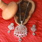 Pastel Pink Victorian Pendant Set