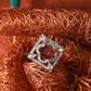 Square Ruby Classic Pendant Set