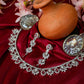 Ruby Floral Sparkle Necklace Set