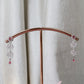 Ruby Floral Sparkle Necklace Set