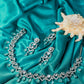 Aqua Droplet Diamond Necklace Set