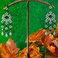 Emerald Layered Ranihaar Style Necklace Set
