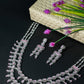 Pink Dual-Layer Festive AD Necklace Set