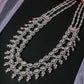 Pink Dual-Layer Festive AD Necklace Set