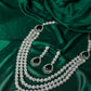 Layered Emerald AD Necklace Set