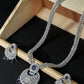 Sapphire Moon Fan AD Necklace Set