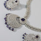 Sapphire Moon Fan AD Necklace Set