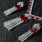 Ruby Tassel Classic AD Necklace Set