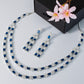 Midnight Sapphire Double-Strand Necklace Set