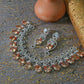 Amber Drop Bridal AD Necklace Set | Designer Wedding Jewelry