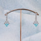 Elegant Blue Stone AD Necklace Set for Women | Sparkling Silver Finish