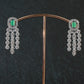 Pastel Mint Layered Diamond Necklace Set