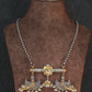 Oxidised Dholki Pendant Tribal Replica Necklace for Women