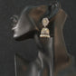 Royal Oxidised Kundan Style Necklace Set with Earrings for Women