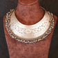 Oxidised Tribal Silver Collar Necklace for Women