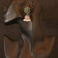 Green and Gold Tribal Pendant Necklace for Women