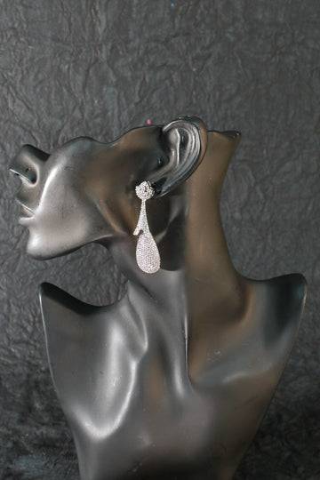 Teardrop Long Dangler Earrings