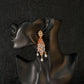Premium AD Earrings with Amber Marquise & Princess Cut Stones
