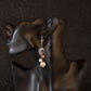 Artistic Drop Bead Dangle Earrings | Designer Anti-Tarnish Jewelry
