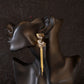 Fan-Shaped Long Tassel Earrings – Gold Anti-Tarnish Statement Jewelry