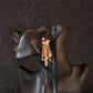 Butterfly Sequin Mesh Drop Earrings – Crystal Teardrop Details