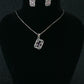 Pink Glam Ring Pendant Set