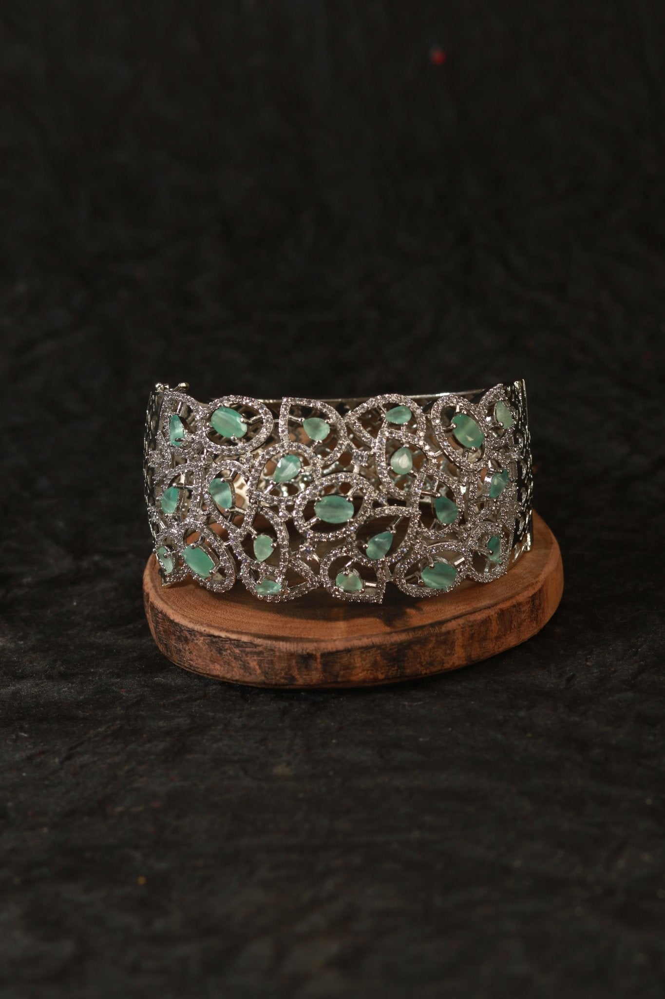 Aqua Bloom Designer Bracelet - Maxiblink