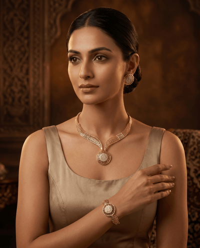 Celestial Luxe Gold Star & Moon 4 - Piece Jewellery Set - Maxiblink