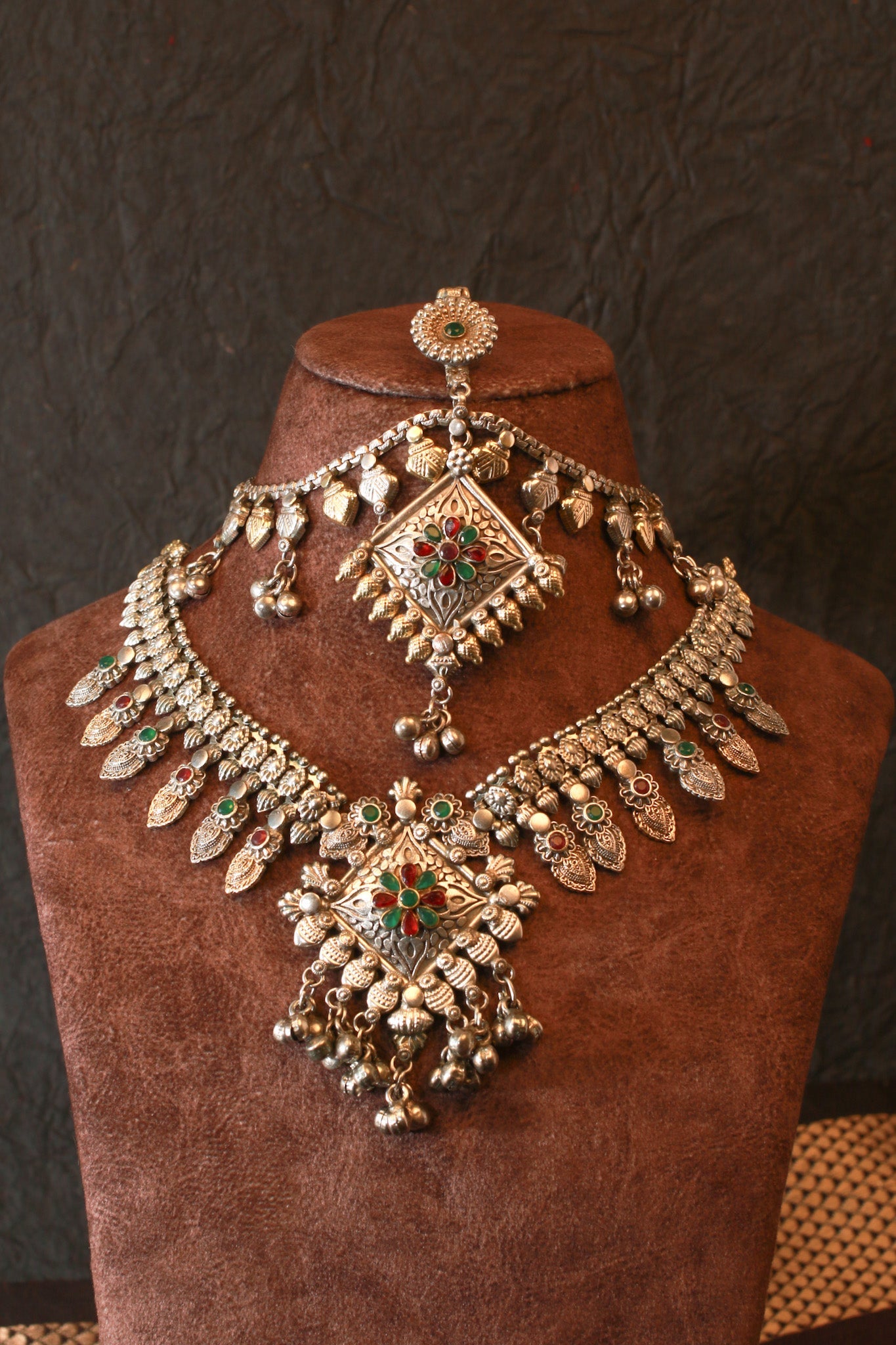 Complete Traditional Bridal Replica Jewellery Set for Women - Maxiblink