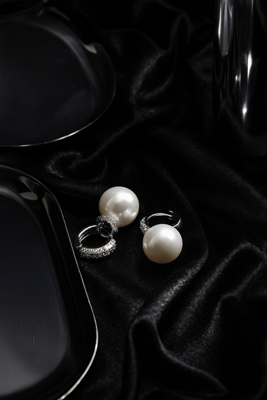 Elegant Pearl Drop Earrings - Maxiblink