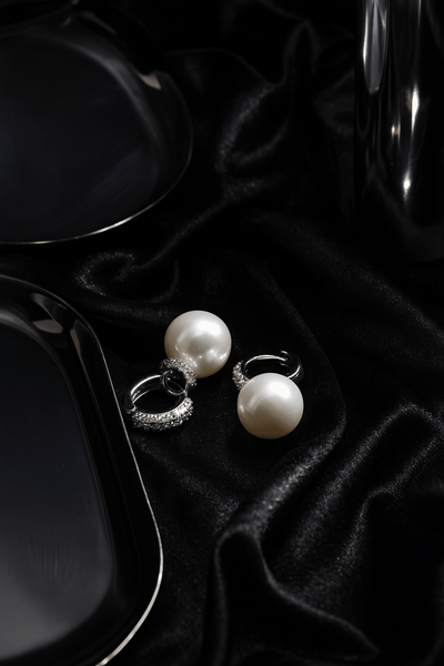 Elegant Pearl Drop Earrings - Maxiblink