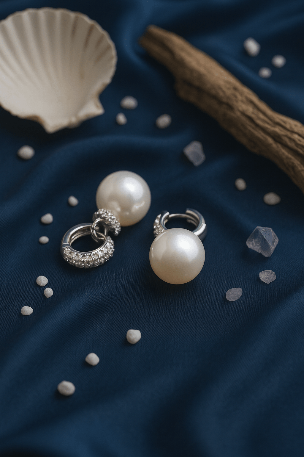 Elegant Pearl Drop Earrings - Maxiblink