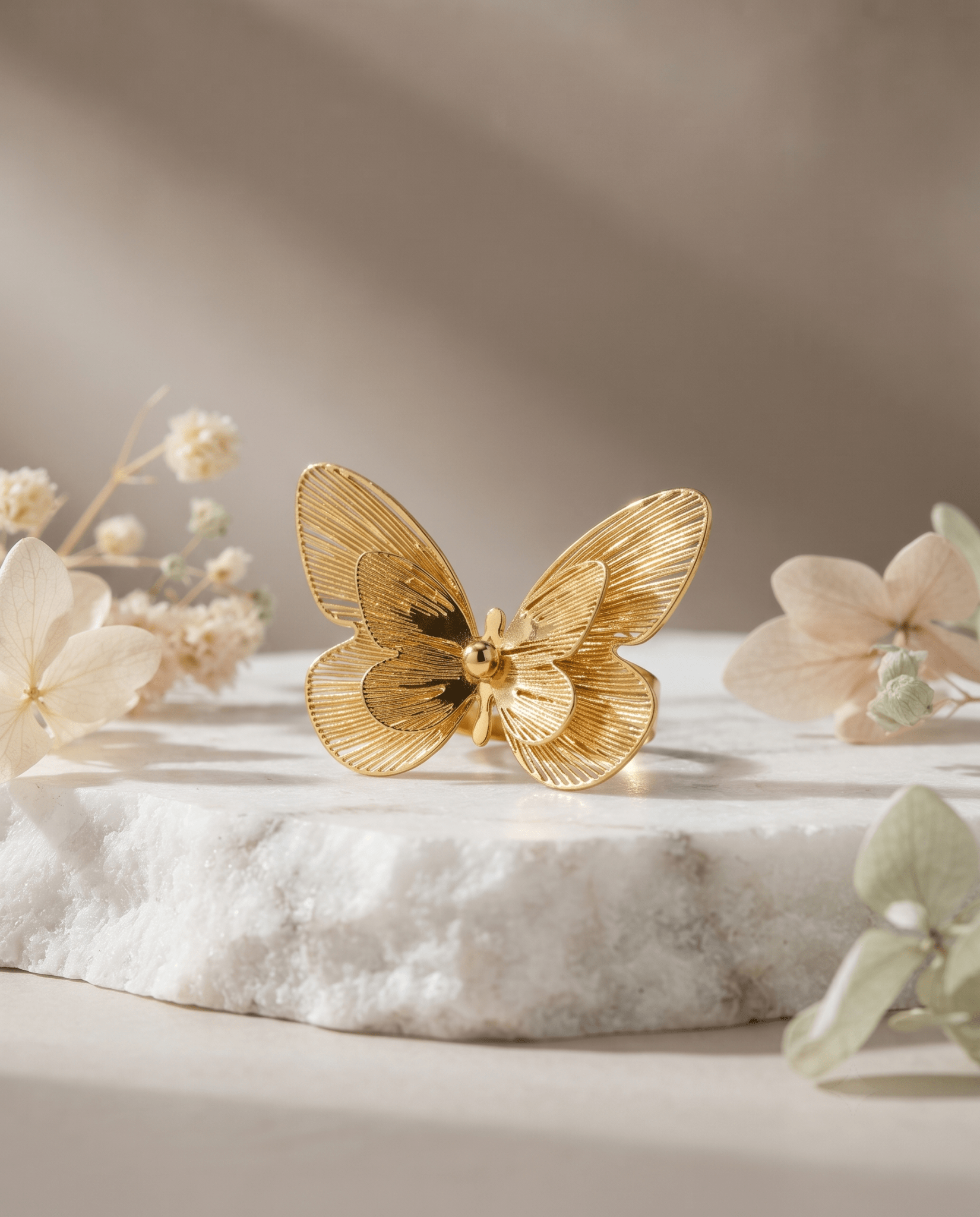 Filigree Butterfly Statement Ring - Maxiblink
