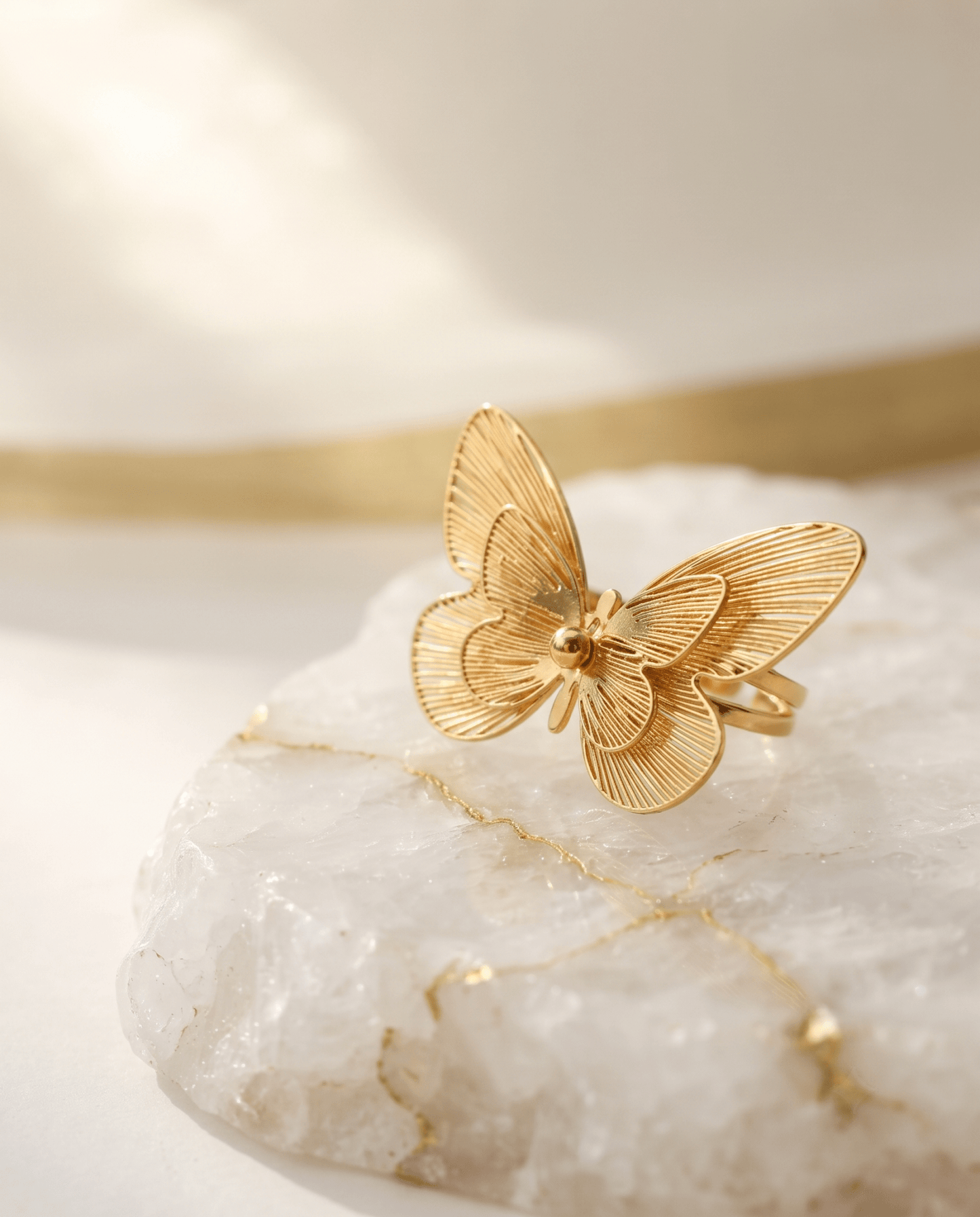 Filigree Butterfly Statement Ring - Maxiblink
