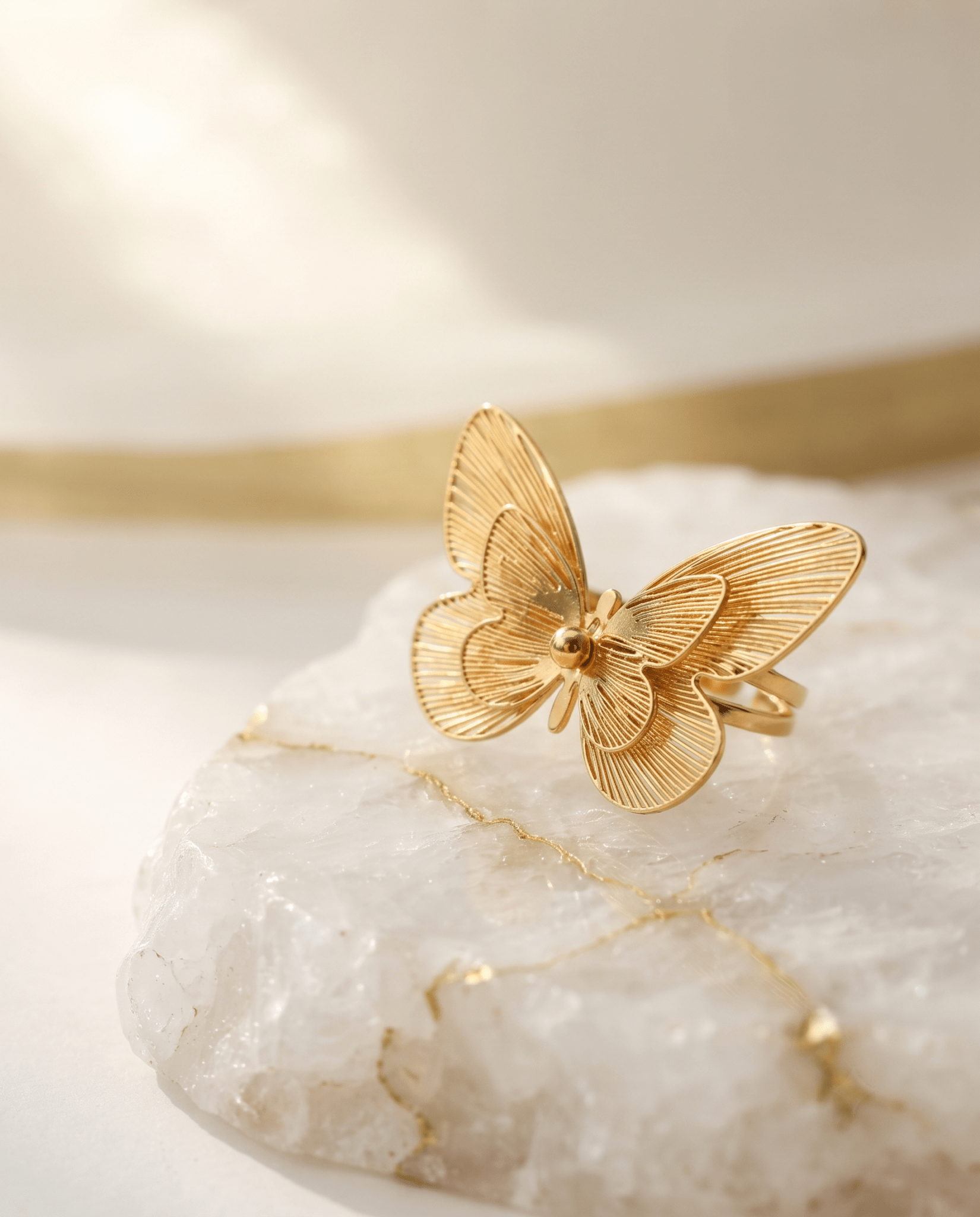 Filigree Butterfly Statement Ring - Maxiblink