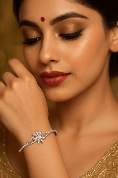 Minimal Starburst Diamond Bracelet - Maxiblink