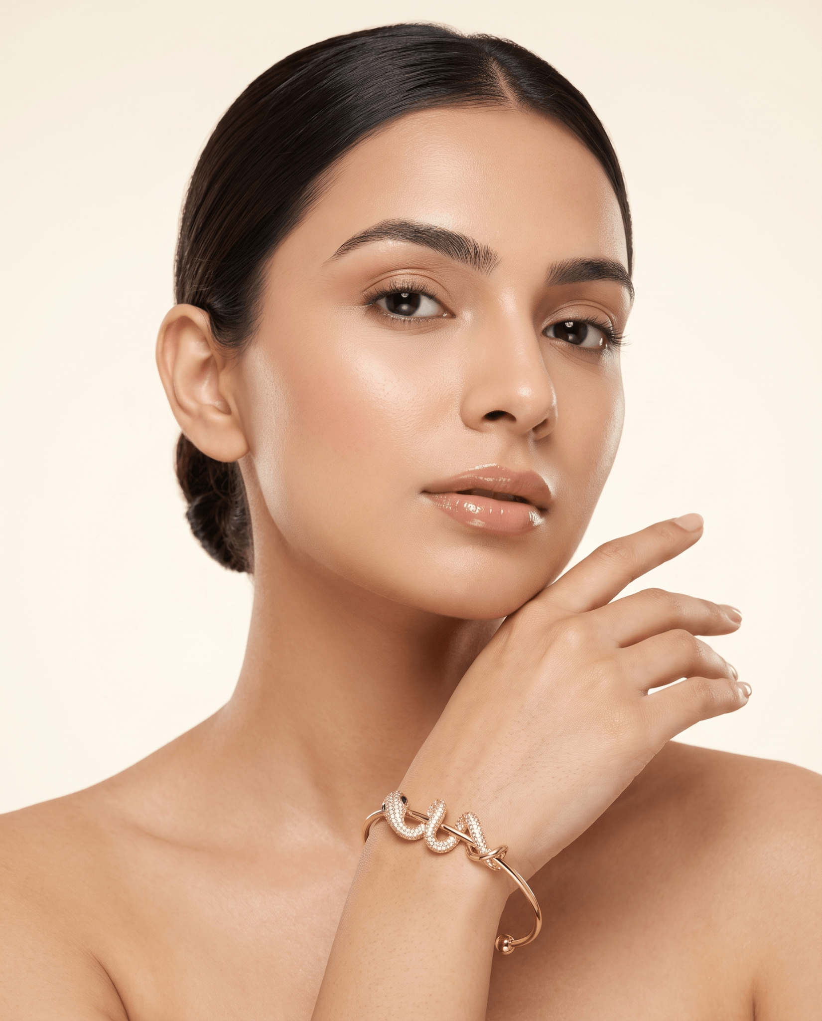 Pave Serpent Wrap Cuff Bracelet - Maxiblink